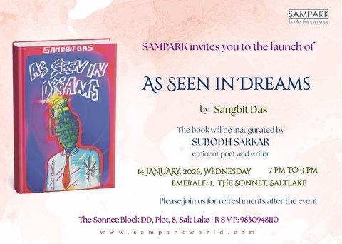 Book Launch - As Seen in Dreams by Sangbit Das